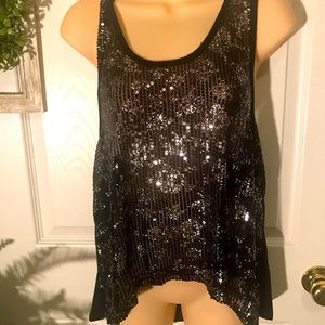 Large sequin tank